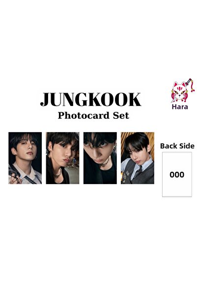 Hara Company SET de photocards BTS Arirang Jungkook (4 bucăți) realizat de fani