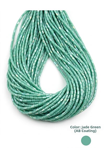 Ralp Moda 3*6 χιλ. Γυάλινες Κρυστάλλινες Χάντρες Μπαγκέτας 3 Τούφες Σύνολο: 2...