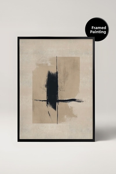 House Gorgeous Framed Abstract Decorative Painting, Living Room Wall Decor, T...