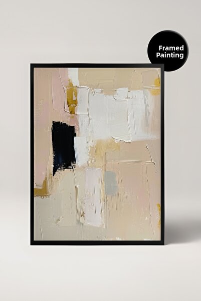 House Gorgeous Framed Abstract Decorative Painting, Living Room Wall Decor, T...