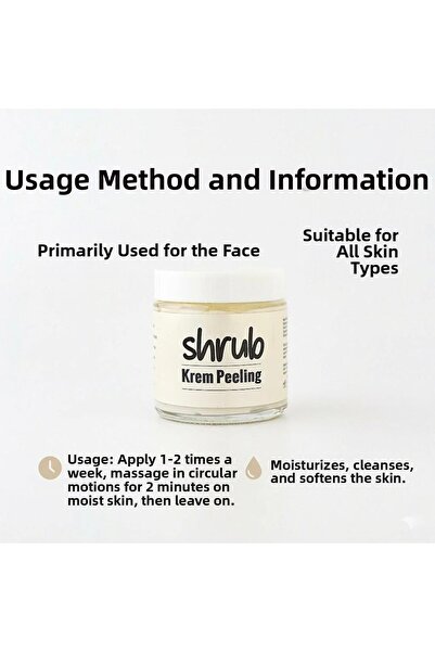 SHRUB Alfa Arbutin Brightening Peeling - Gentle Anti-Blemish Scrub for Sensitive Skin (100ml)