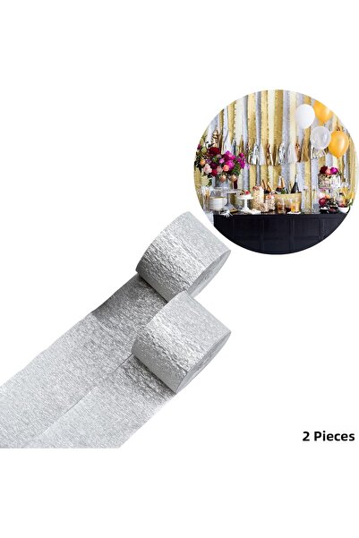 roco paper Silver Crapone Paper Roll, Flower Making, Party, Craft Decoration ...