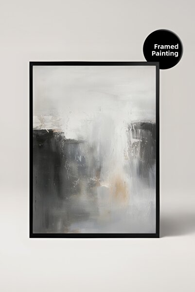 House Gorgeous Framed Abstract Decorative Painting, Living Room Wall Decor, T...