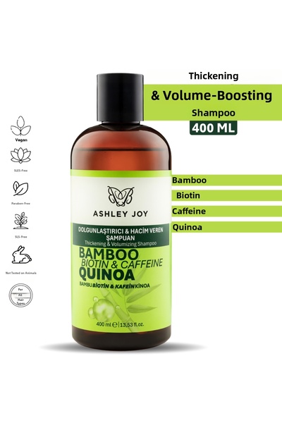 ASHLEY JOY شامبو الكينوا المكثف للشعر الناعم 400 مل