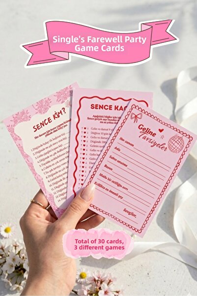 Funzee Bachelorette Game Card Set 3 - Bride to Be Games - Fun Party Set for 1...
