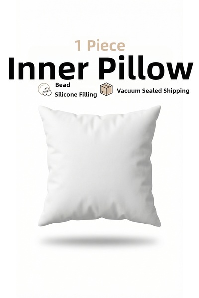 Destiva Home 1-Piece Premium Beaded Silicone Throw Pillow Inner Cushion 45X45...