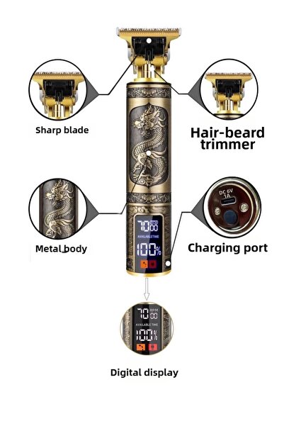 Ipone Bigboss Golden Men's Care Shaving Machine Specially Designed for Hair S...