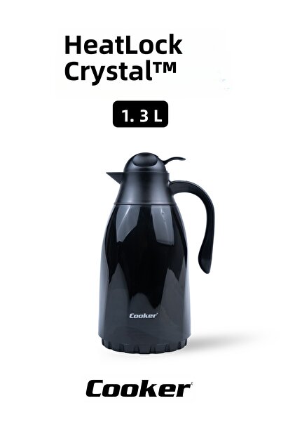 Cooker Heatlock Crystal 1.3 Liter Glass Thermos Ckr2099