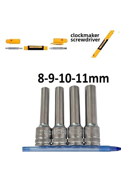 HAKTOR ريكو 1/2 لقمة طويلة 8-9-10-11 ملم