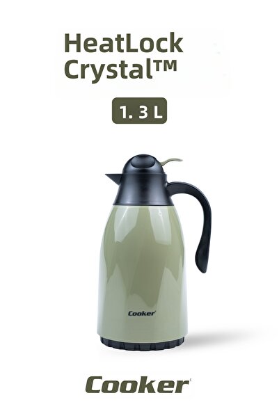 Cooker Heatlock Crystal 1.3 Liter Glass Thermos Ckr2099