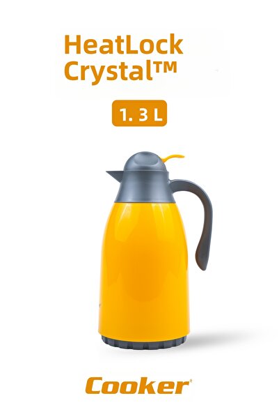 Cooker Heatlock Crystal 1.3 Liter Glass Thermos Ckr2018