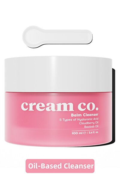 Cream Co. بلسم مزيل مكياج الوجه ذو أساس زيتي |   مرطب التفتيح |   حمض الهيالو...