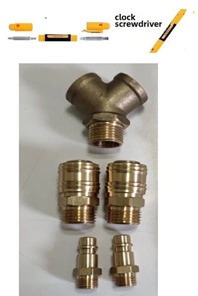 HAKTOR Compressor Air Bits 1/2 and Air Jack Body Set for Compressors 2-Piece ...