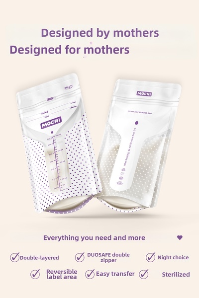 Mochi Breast Milk Storage Bag 25 Pieces
