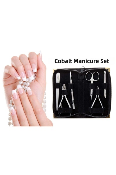 PRODİVA Manicure & Pedicure Set for Professional Use 6 Pieces with Bag