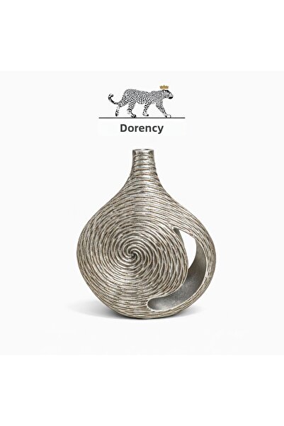 Doremcy مزهرية زخرفية حديثة، مزهرية كبيرة لتزيين غرفة المعيشة، مزهرية كبيرة ف...