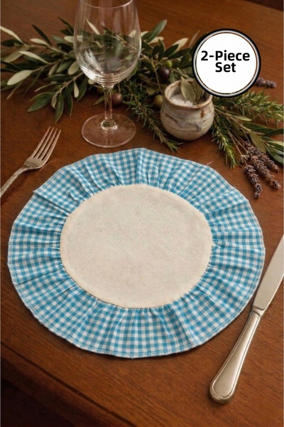 Soft Kare سُبلا كتان بحواف مطرزة |   خدمة أمريكية عالية الجودة |   عرض المنزل...