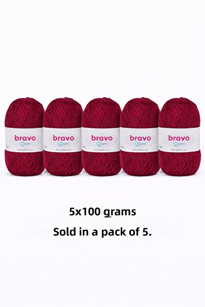 Bravo Respect 50 Bordo 100gr 230mt Fir de tricotat