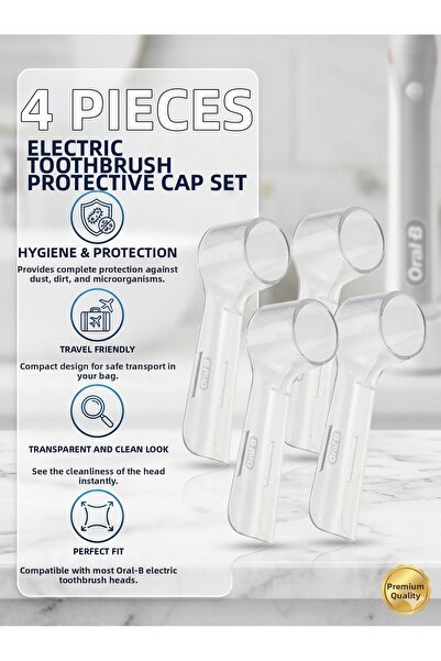 LOVYCO Καλύμματα προστασίας για κεφαλές οδοντόβουρτσας 4 τεμάχια