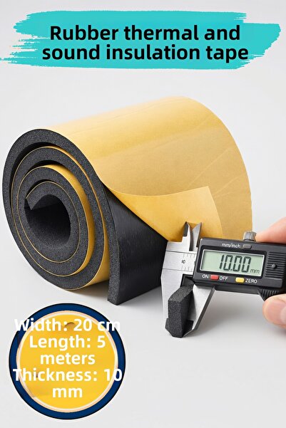 NZB شريط عازل للحرارة والصوت للسيارة، لاصق إيبيديان، العرض: 20 سم، السماكة: 1...