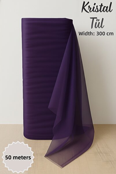 Mortex Purple Crystal Tulle Length 50 Mt Most Stable 3 Mt Engagement, Henna, ...