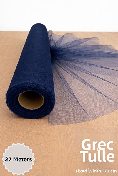 Mortex Navy Blue Iranian Greek Tulle Length 27 Meters Width 70 cm Engagement ...