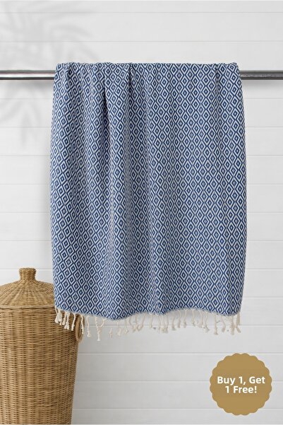 Ellia Soft Prosop de plajă și de baie Natureloom Luxury Peshtemal bumbac 100%