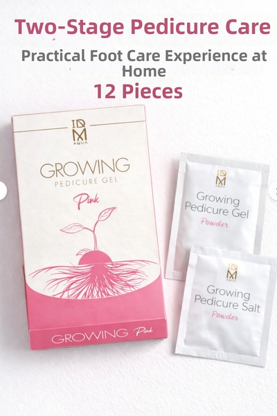 GROVİNG JEL Aqua Growing Pedicure Gel Silver 2-Stage Foot Care and Pedicure S...