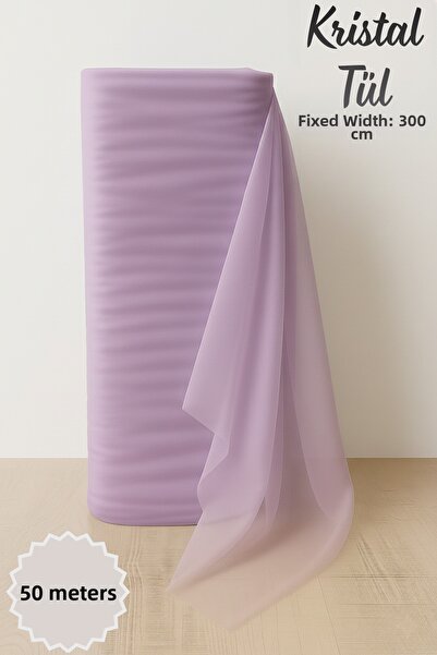 Mortex Lilac Crystal Tulle Length 50 Mt Most Stable 3 Mt Engagement, Henna, W...