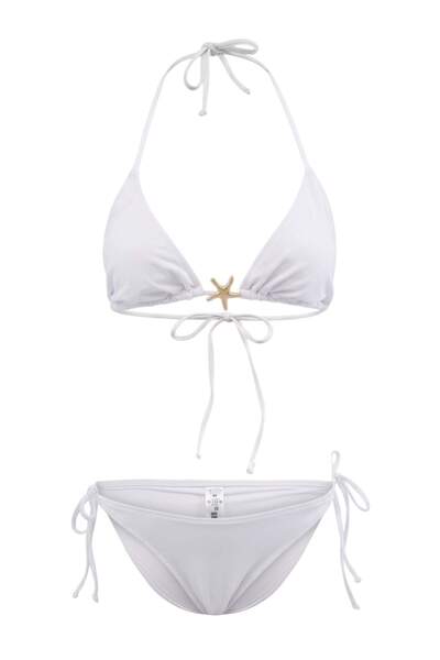 Trendyol Collection Set bikini normal cu accesorii din material turnat, acope...