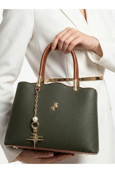 Çanta Trend Γυναικεία τσάντα Miami Polo Clup από συνθετικό δέρμα με ιμάντα ώμ...