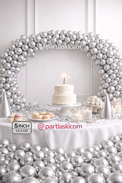 PARTİ AŞKI 5 Inç Minik Lateks Balon 12,5 Cm - 20 Adet Doğum Günü Parti Balonu...