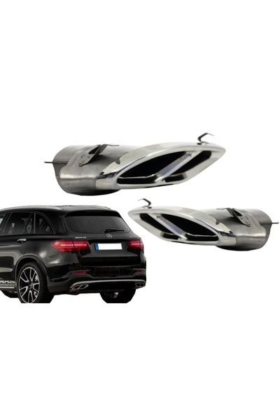 tuningset Απολήξεις εξάτμισης κατάλληλες για Mercedes GLC 45 X253 C253 GLE SU...