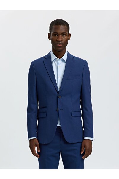 Selected Homme Blazer Gewebter Wollgemisch