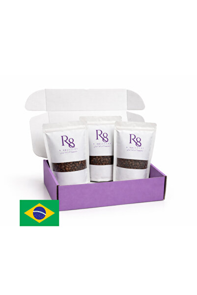 Roastery8 صندوق قهوة موجيانا البرازيلية 250+250+250 غرام