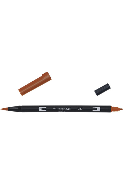 Tombow Ab-T Dual Brush Pen Graphic Pen Burnt Sienna 947