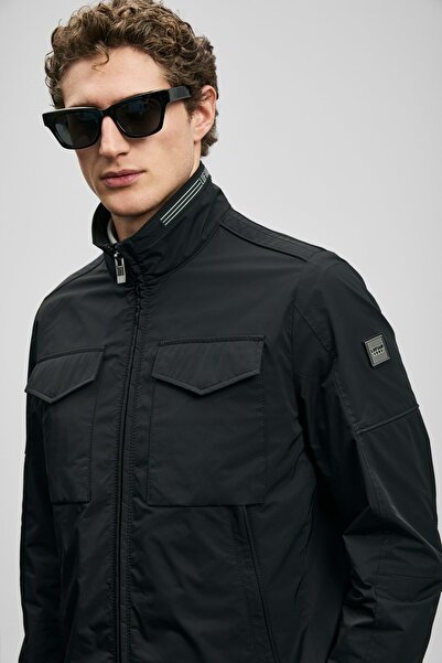 Lufian 111120077 Scott Men's Coat Black