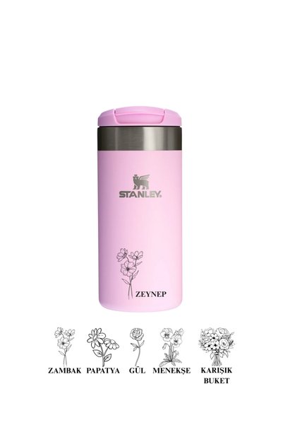 Stanley Kişiselleştirilmiş 0.35L The Aerolight Termos Pink Özel Tasarımlı Pembe