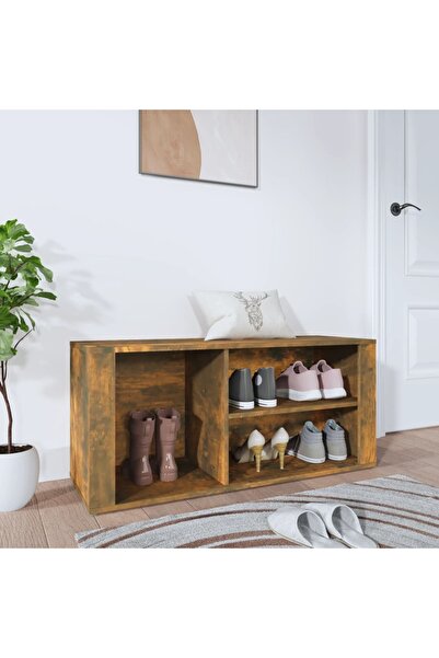 Concept Pantofar, stejar fumuriu, 100x35x45 cm, lemn prelucrat