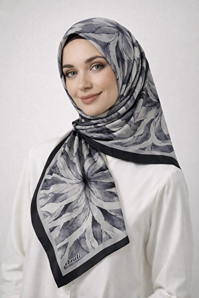mim eşarp Ebruli Flower Pattern Jan Jan Shawl 75X190 cm - Summer Shawl Model ...