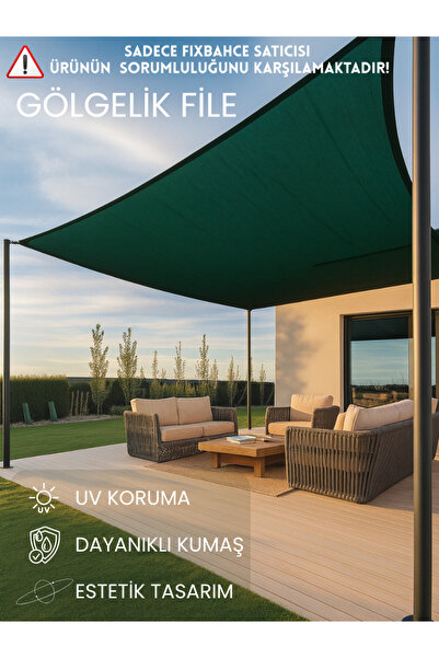 ADENSOUTDOOR Gölgelik Branda File Bahçe,yazlık,teras ve Açık Alanlarınız Için...