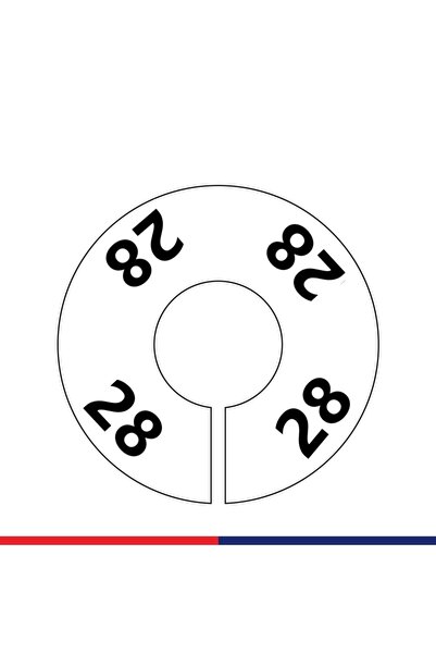 JokeyAmbalaj Back / Front Printed Warehouse-Stock Size Marker (28)