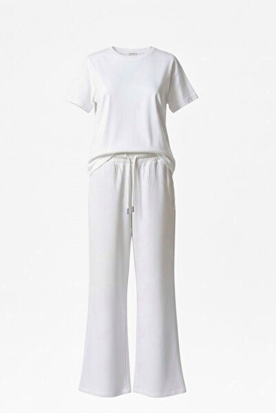 FEG STORE Soft-Textured Alt Top Comfort Women's Set