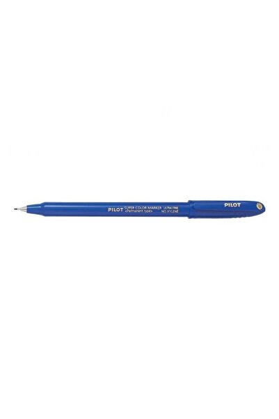 Pilot permanent marker round tip 0.4 mm blue