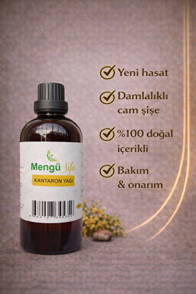 mengü şifa زيت نبتة سانت جون - زجاجة زجاجية 100 مل مع قطارة
