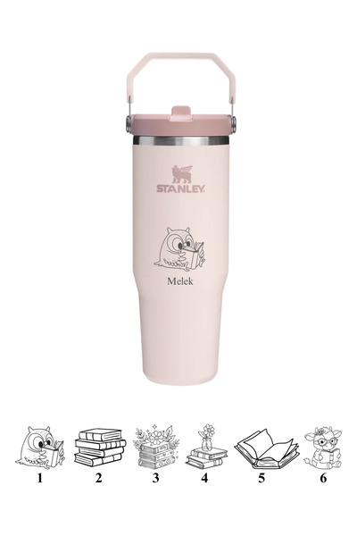 Stanley Kişiselleştirilmiş The IceFlow Flip Straw Pipetli Termos Bardak 0.89 ...