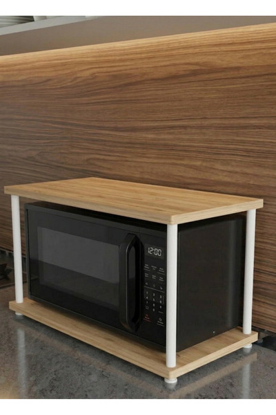 MOONCAPELLA Mikrodalga dolabı Kahve Makinesi Rafı Tezgah Üstü Kahve Köşesi Ra...