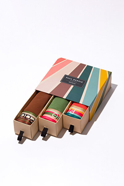 Paul Kenzie 3'lü Erkek Boxer Vintage Collection - Nostalgic