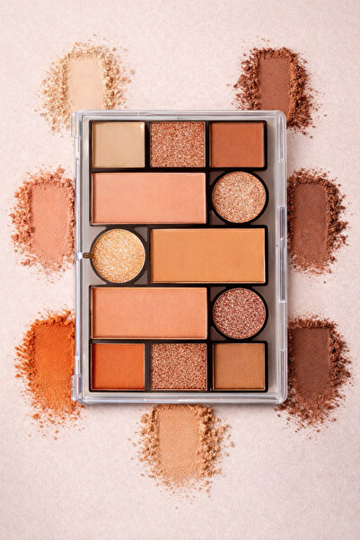 Kozmetik KOREAN MGL Şeftali, Somon, Kahve Shimmer 12 Renk Nude Işıltılı & Mat...
