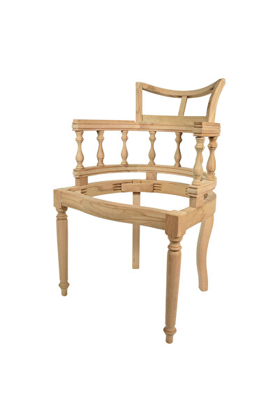 Sandalye Sarayı Sas346 Model Ham Ahşap sandalye